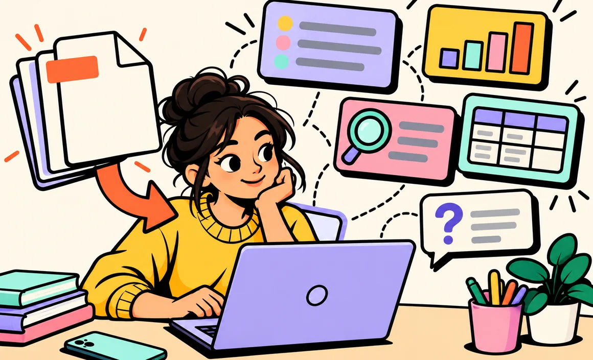 Illustration : transformer un PDF en résumé, tableau et réponses avec ChatGPT